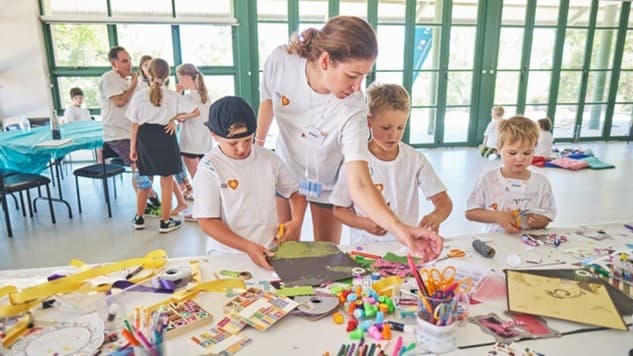 Children finding grief support through play and stories at Lionheart Camp